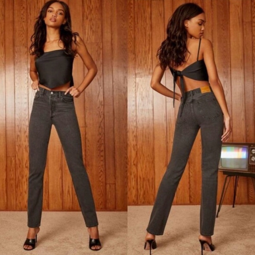 Denim Forum The Nina Stovepipe Sz 25